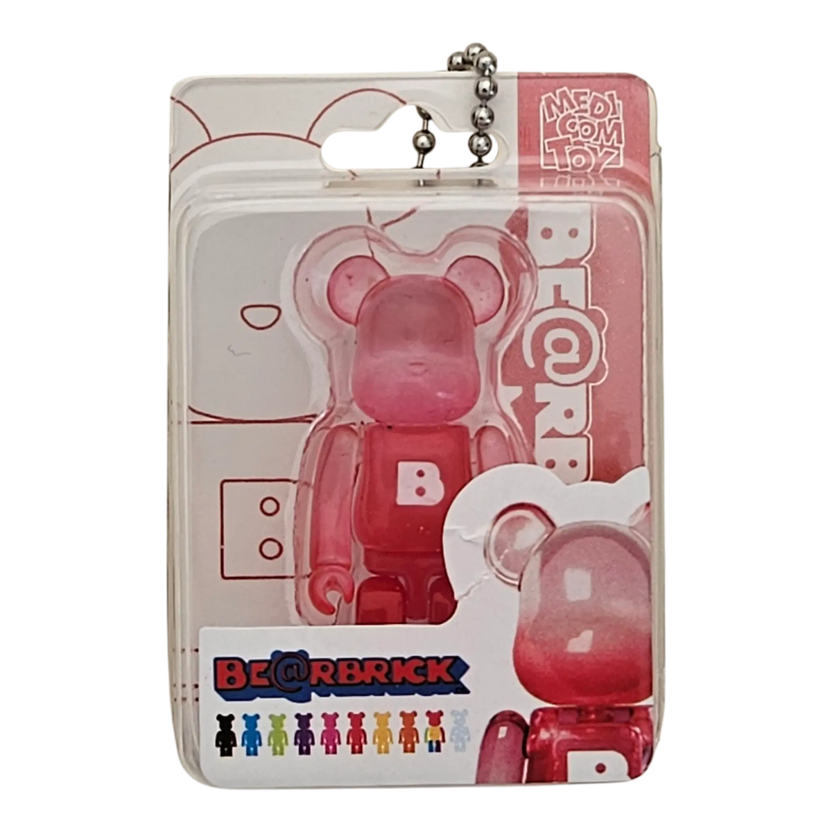 Bearbrick Package Ch@rm Collection Vol. 2 1 Clear Red 50% in Verpackung