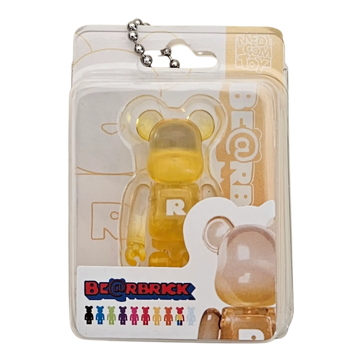 Bearbrick Package Ch@rm Collection Vol. 2 4 Clear Yellow 50% in Verpackung