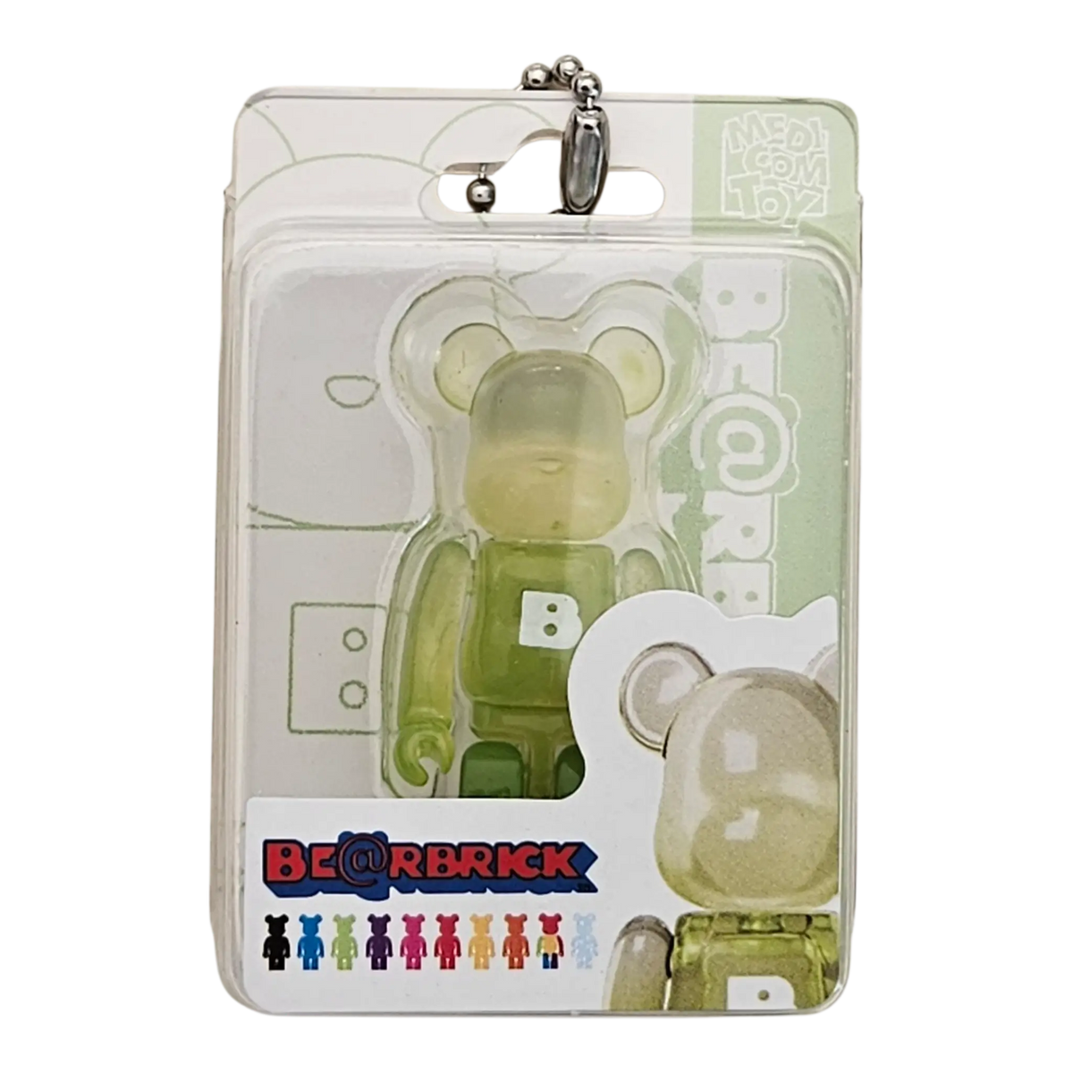 Bearbrick Package Ch@rm Collection Vol. 2 5 Clear Emerald Green 50% in Verpackung