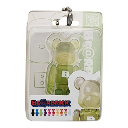 Bearbrick Package Ch@rm Collection Vol. 2 5 Clear Emerald Green 50% in Verpackung