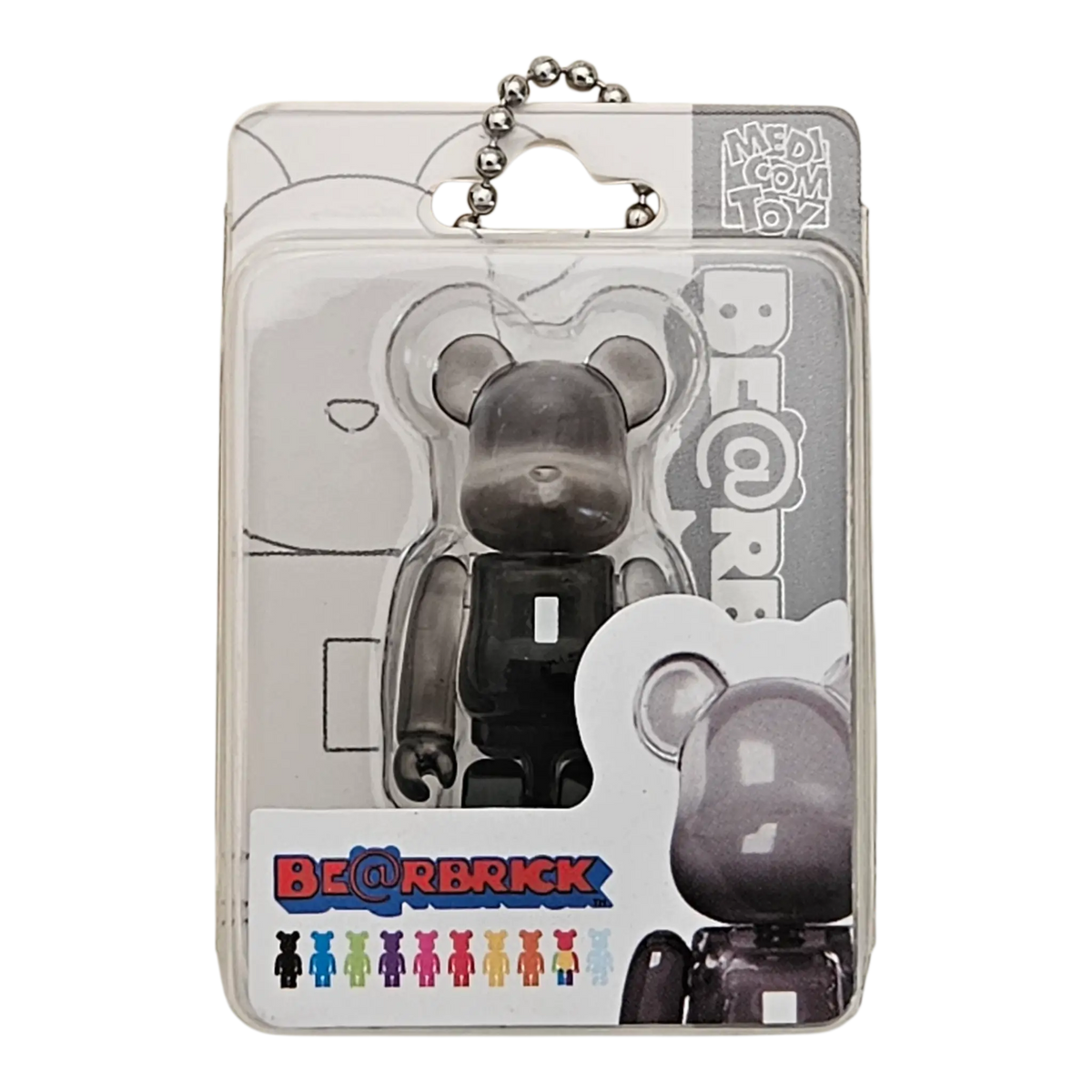 Bearbrick Package Ch@rm Collection Vol. 2 7 Clear Black 50% in Verpackung
