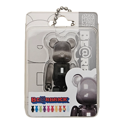 Bearbrick Package Ch@rm Collection Vol. 2 7 Clear Black 50% in Verpackung