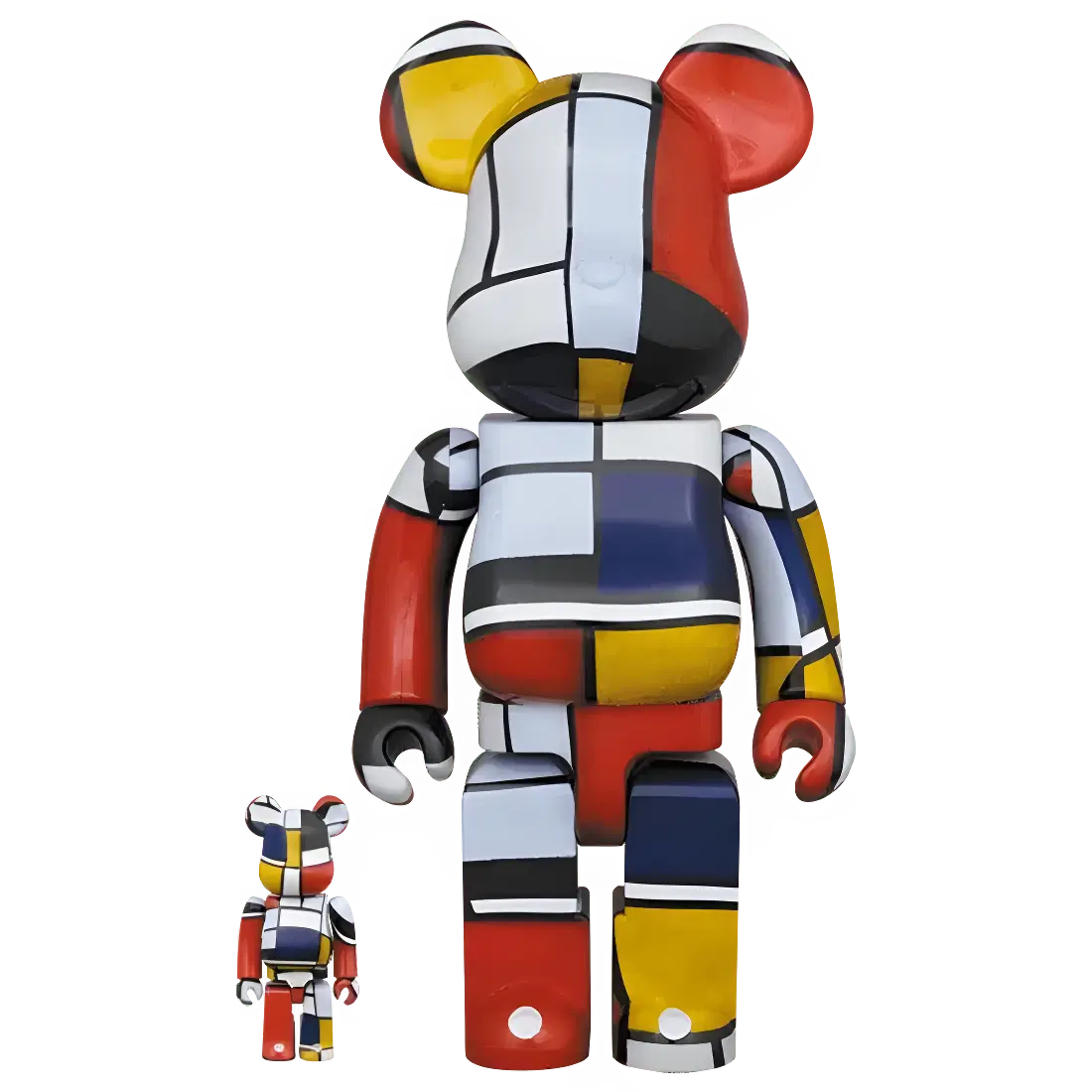 Bearbrick Piet Mondrian 100%+400% Herstellerbild 1