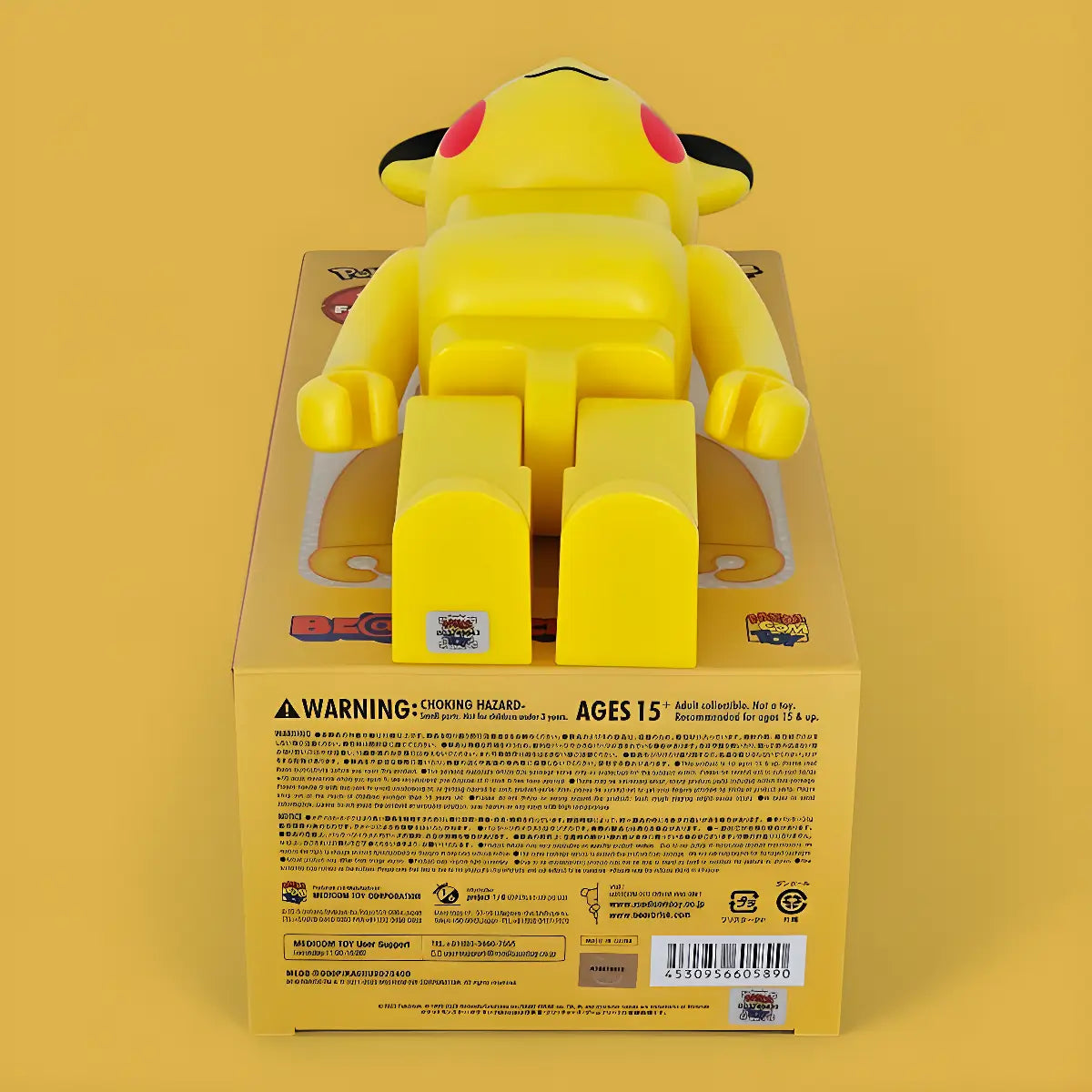 Bearbrick Pikachu Female Version 400% Echtheitsmerkmale