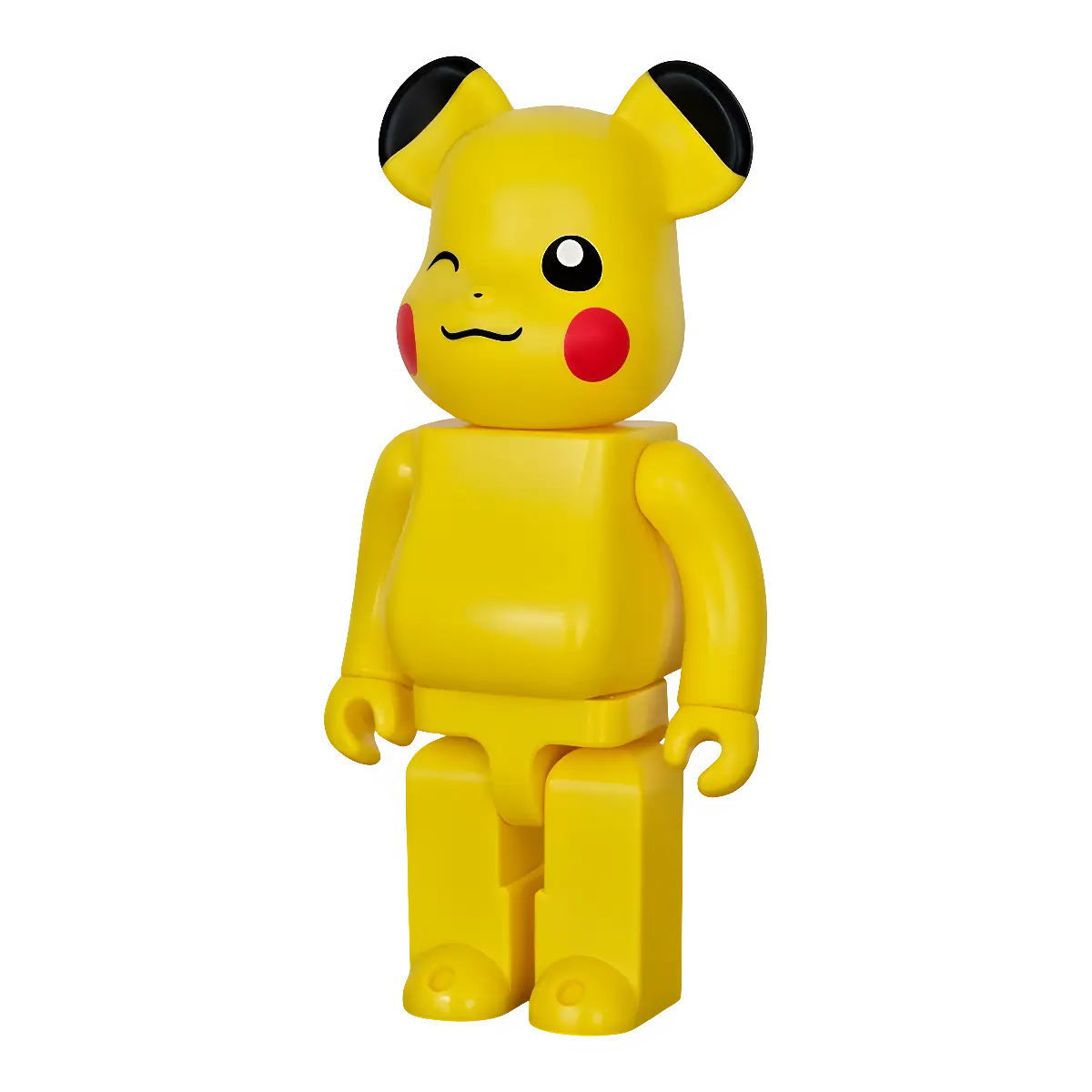 Bearbrick Pikachu Female Version 400% schräg