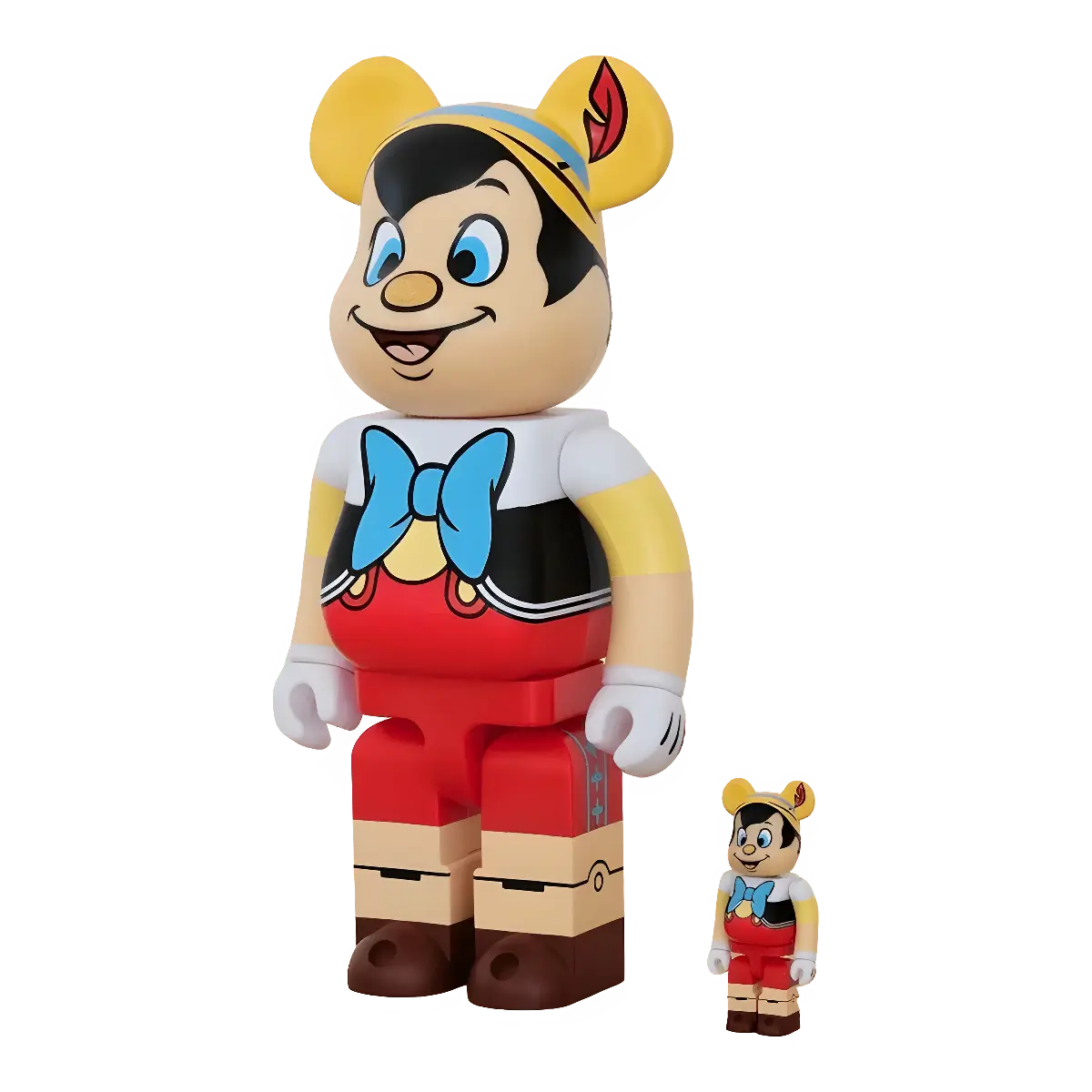 Bearbrick Pinocchio [Disney] 100%+400% schräg
