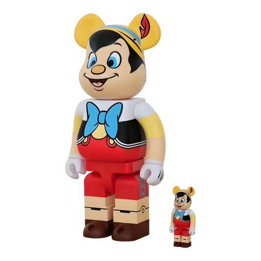 Bearbrick Pinocchio [Disney] 100%+400% schräg