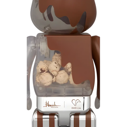 Bearbrick Popcorn Bear Chocolate Version 400% Herstellerbild 2