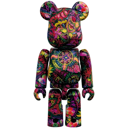 Bearbrick Psychedelic Paisley 100%+400% Herstellerbild 2