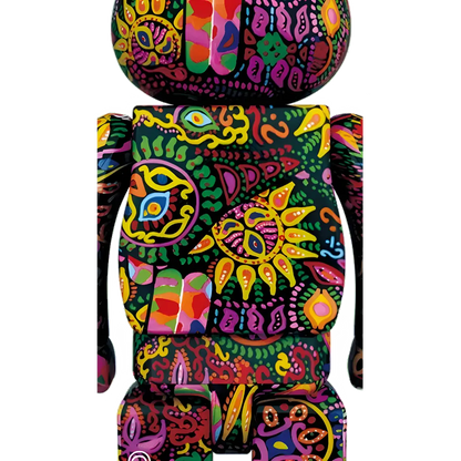 Bearbrick Psychedelic Paisley 100%+400% Herstellerbild 4