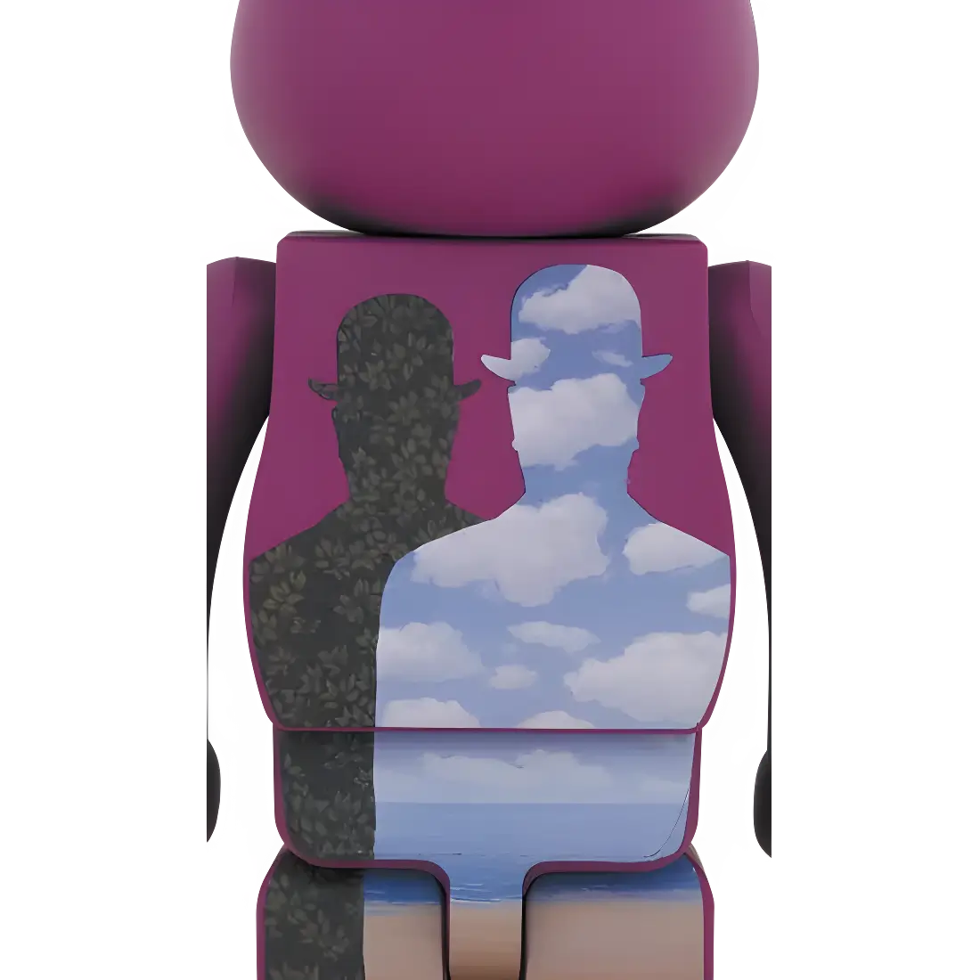 Bearbrick René Magritte 'L'Oiseau de Ciel 1966 La Belle Societé 1965' Herstellerbild 2