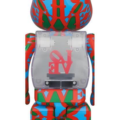 Bearbrick Robert Indiana LOVE 400% Herstellerbild 2