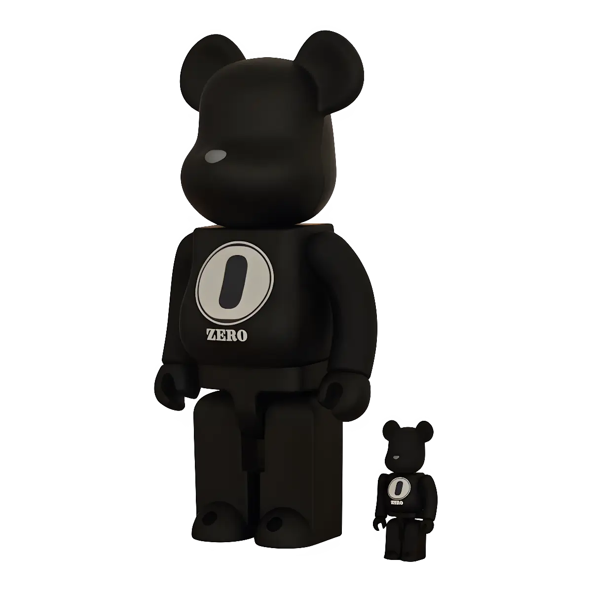 Bearbrick Robert Indiana × fragmentdesign Black schräg