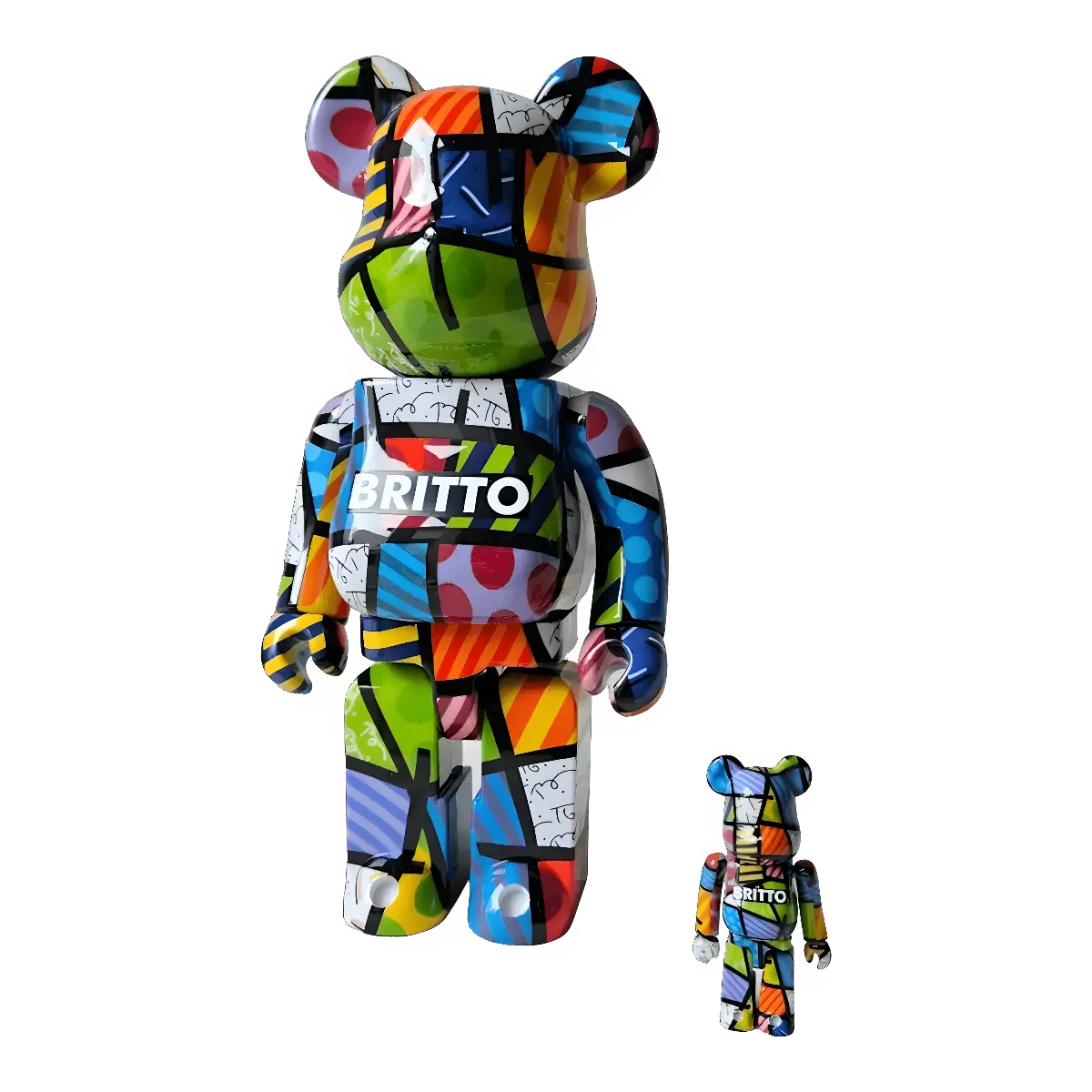 Bearbrick Romero Britto schräg