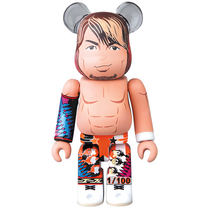 Bearbrick Series 38 Artist 'Hiroshi Tanahashi' [New Japan Pro Wrestling] 100% Herstellerbild