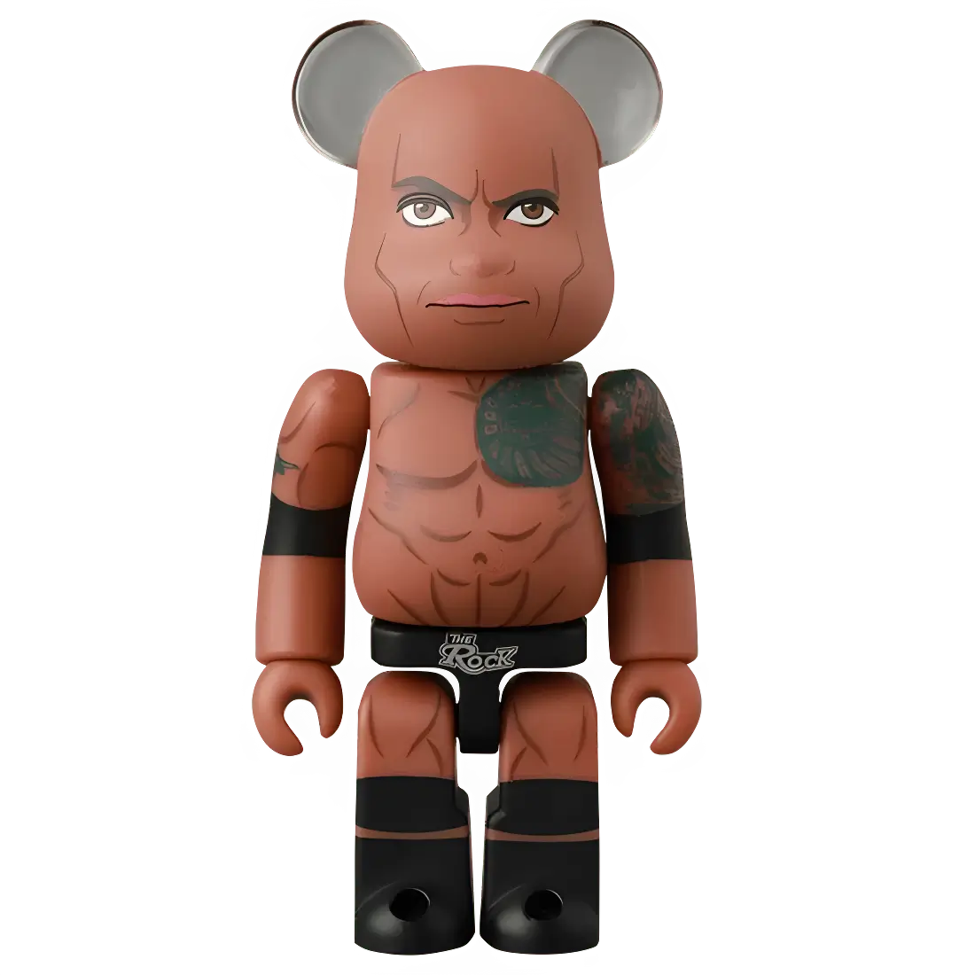 Bearbrick Series 48 Artist 'The Rock' [WWE] 100% Herstellerbild