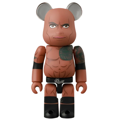 Bearbrick Series 48 Artist 'The Rock' [WWE] 100% Herstellerbild