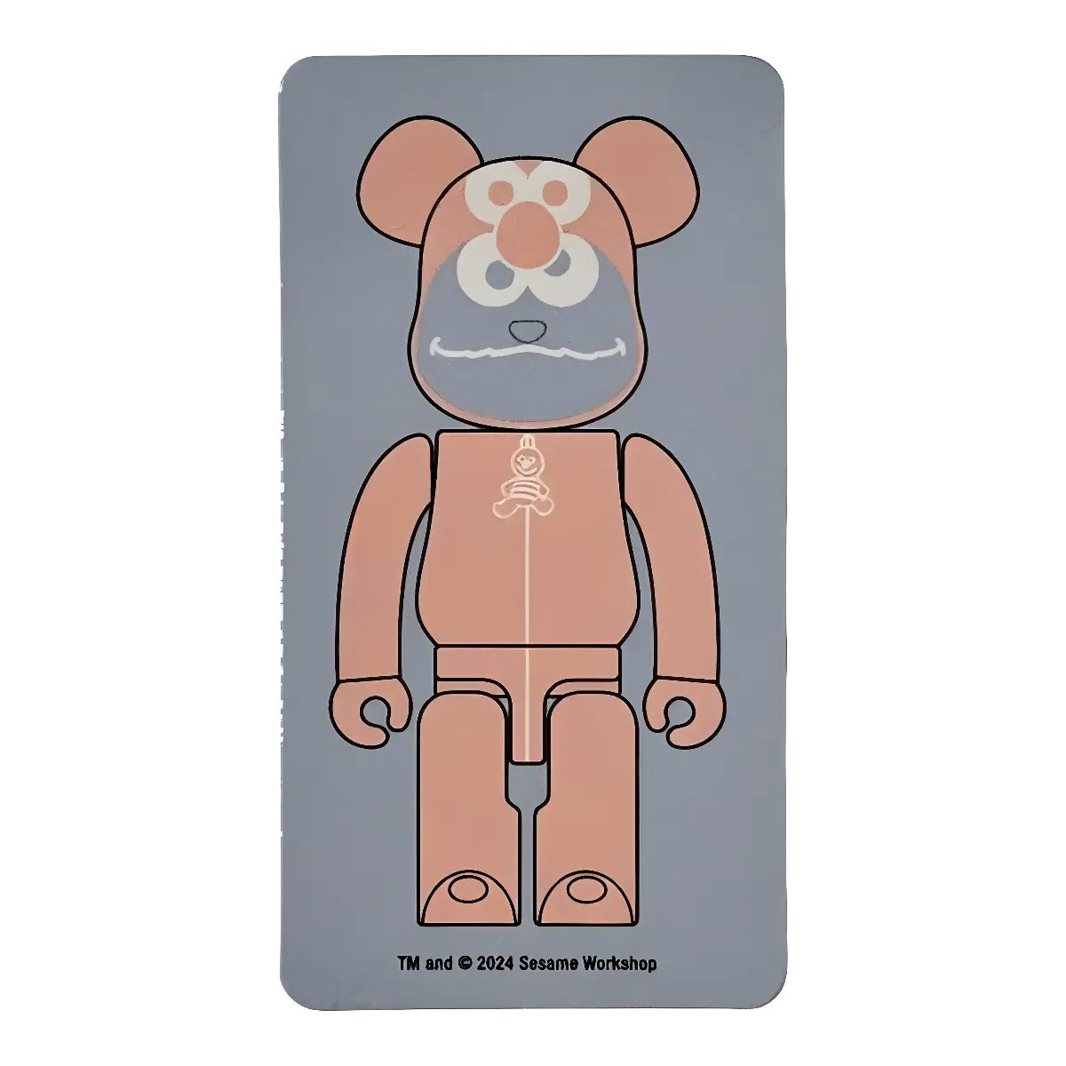 Bearbrick Series 48 Cute Sesame Street × Gelato Pique Cookie Monster in Elmo Costume 100% Begleitkarte