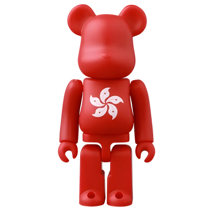 Bearbrick Series 48 Flag 'Hong Kong' 100% Herstellerbild