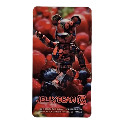 Bearbrick Series 48 Jellybean 'Berries' 100% Begleitkarte