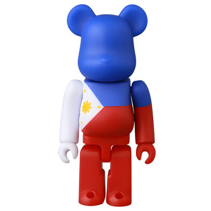 Bearbrick Series 49 Flag 'Philippines' 100% Herstellerbild