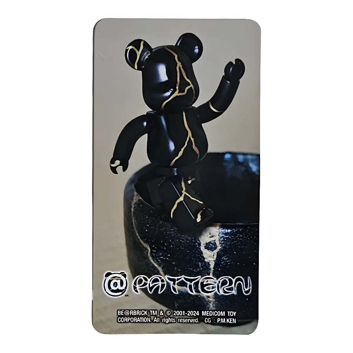 Bearbrick Series 49 Pattern 'Kintsugi' 100% Begleitkarte