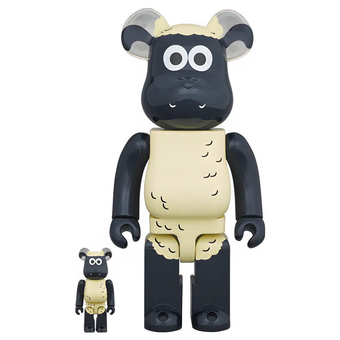 Bearbrick Shaun [Shaun the Sheep] 100%+400% Herstellerbild 1