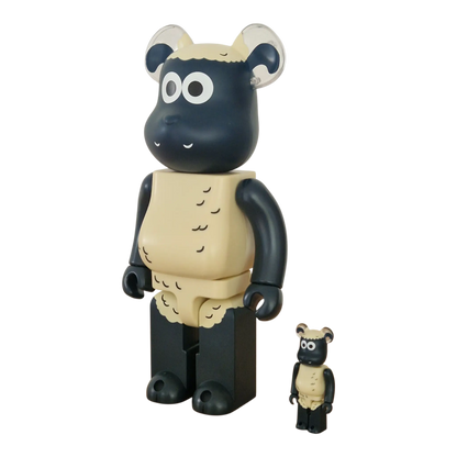 Bearbrick Shaun [Shaun the Sheep] 100%+400% schräg