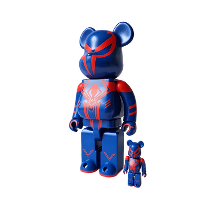 Bearbrick Spider-Man 2099 100%+400% schräg