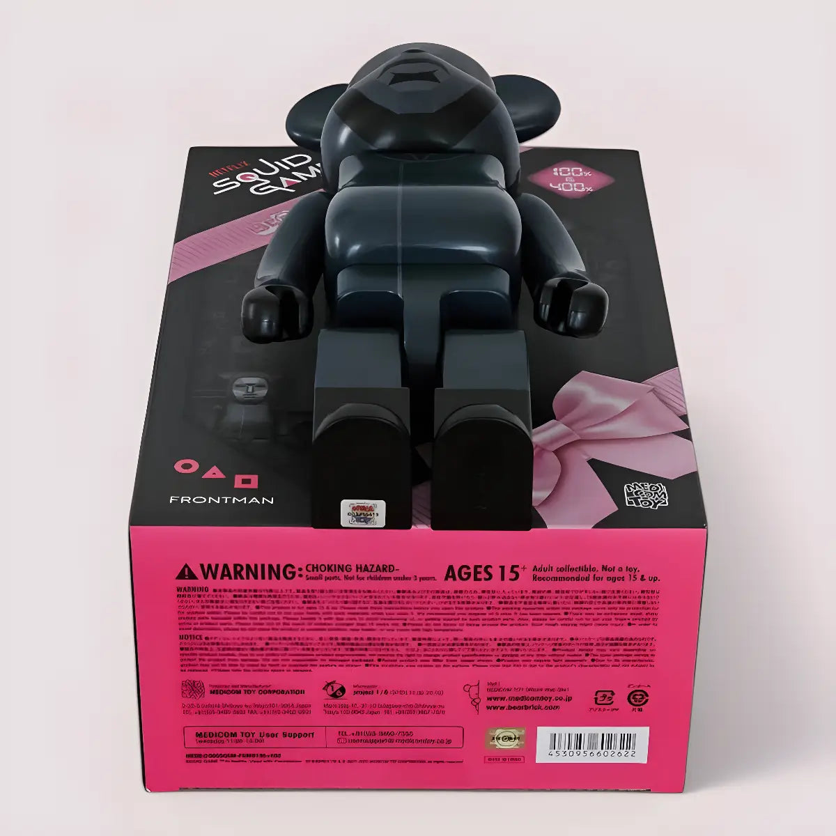 Bearbrick Squid Game Frontman 100%+400% Echtheitsmerkmale