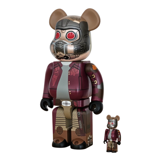 Bearbrick Star-Lord [The Infinity Saga] 100%+400% schräg