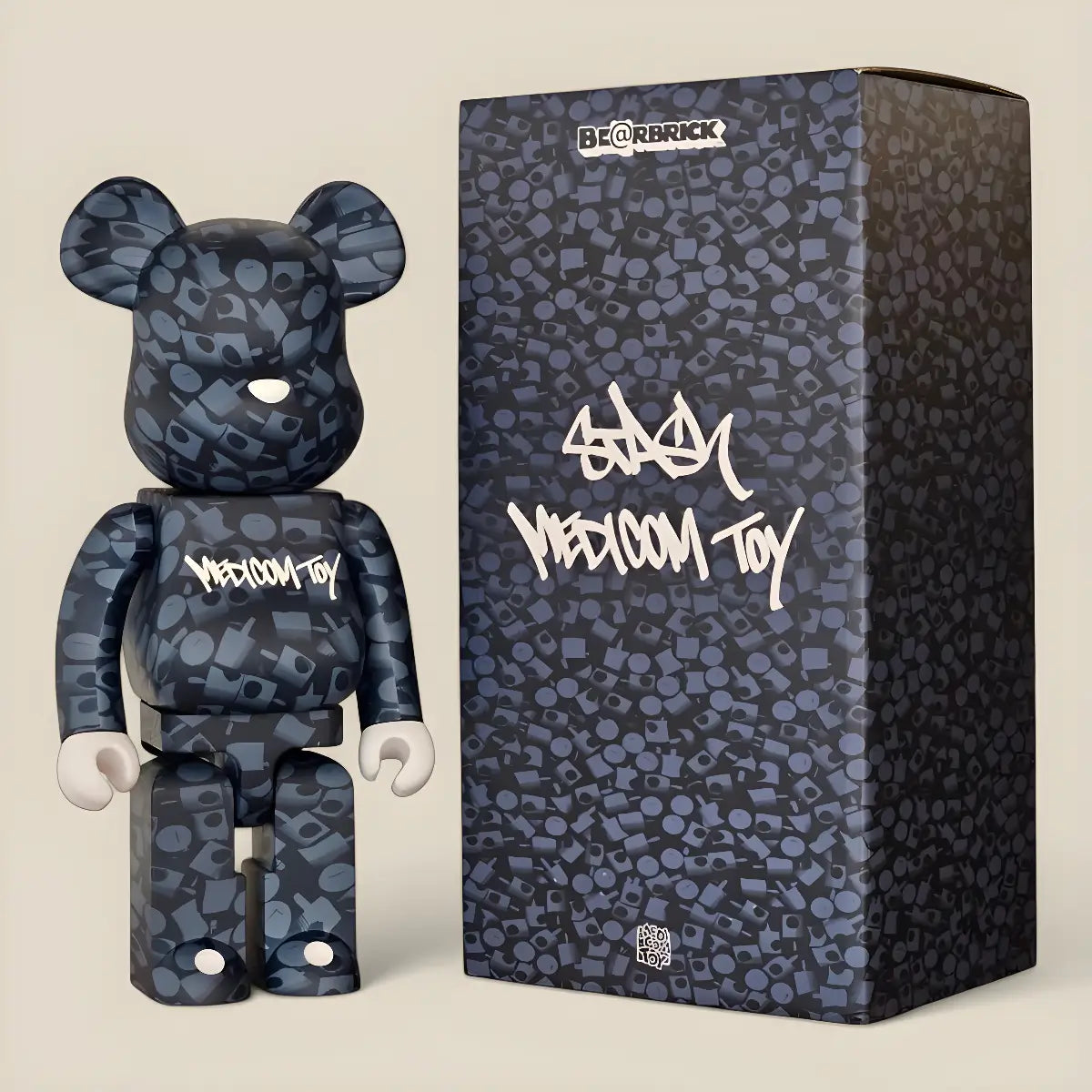 Bearbrick Stash 'Medicom Toy' 1000% mit Verpackung