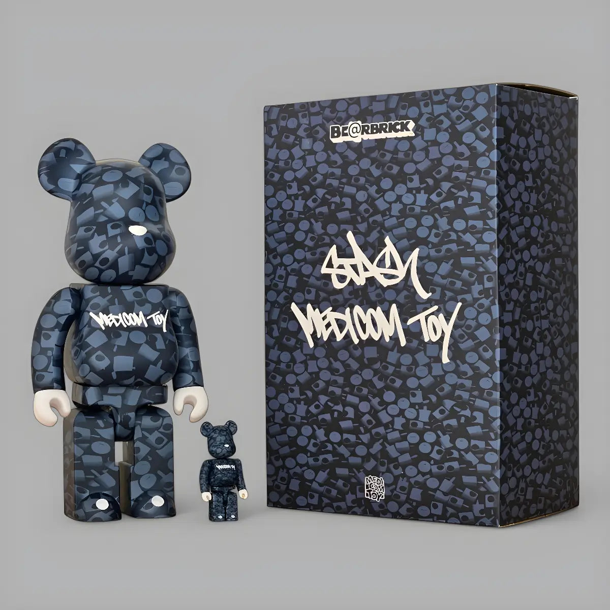 Bearbrick Stash 'Medicom Toy' 100%+400% mit Verpackung