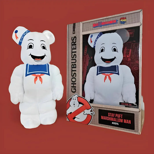 Bearbrick Stay Puft Marshmallow Man Costume Version 400% mit Verpackung