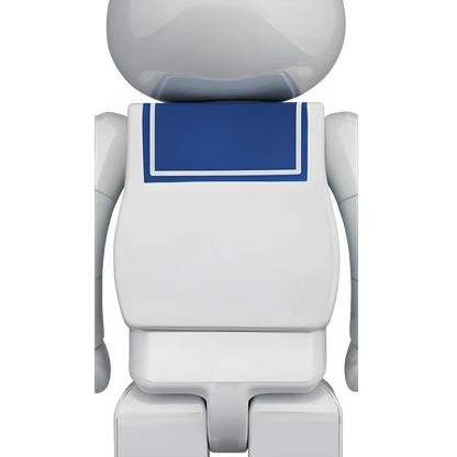 Bearbrick Stay Puft Marshmallow Man White Chrome Version 100%+400% Herstellerbild 4