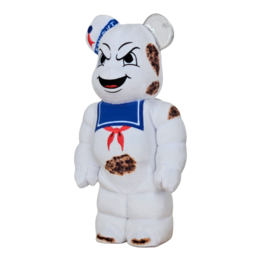 Bearbrick Stay Puft Marshmallow Man 'Angry Face' Costume Version 400% schräg