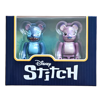 Bearbrick Stitch & Angel 2er-Set 100% in der Verpackung