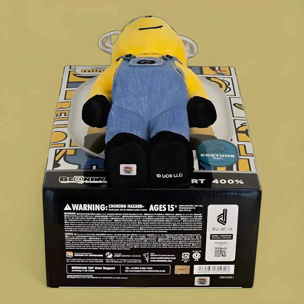 Bearbrick Stuart Costume Version Echtheitsmerkmale