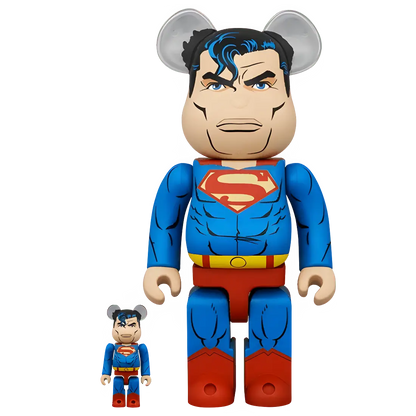 Bearbrick Superman [Batman The Dark Knight Returns] 100%+400% Herstellerbild 1