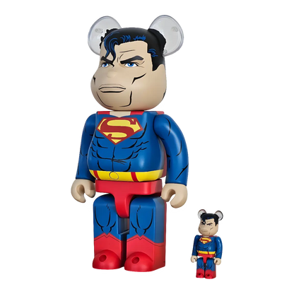 Bearbrick Superman [Batman The Dark Knight Returns] 100%+400% schräg