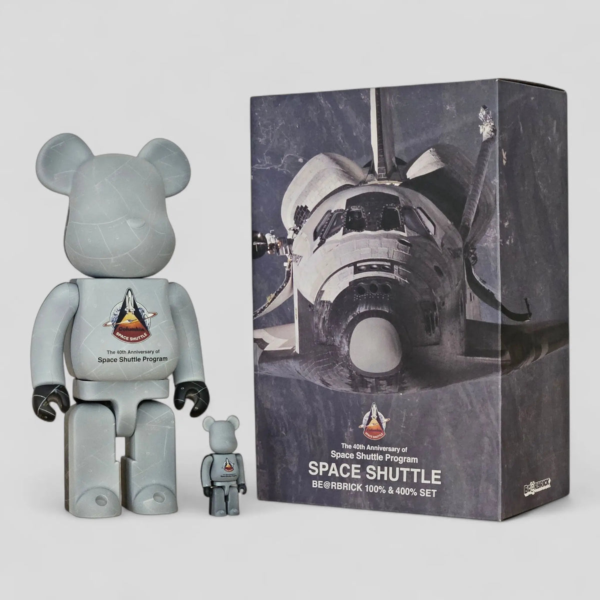 Bearbrick The 40th Anniversary of the Space Shuttle Program 100%+400% mit Verpackung