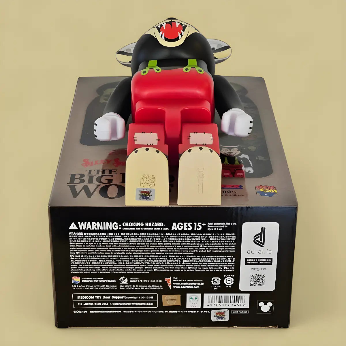 Bearbrick The Big Bad Wolf [Disney] 100%+400% Echtheitsmerkmale