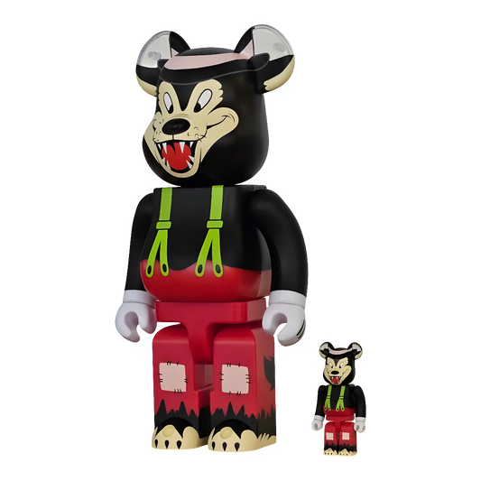 Bearbrick The Big Bad Wolf [Disney] 100%+400% schräg