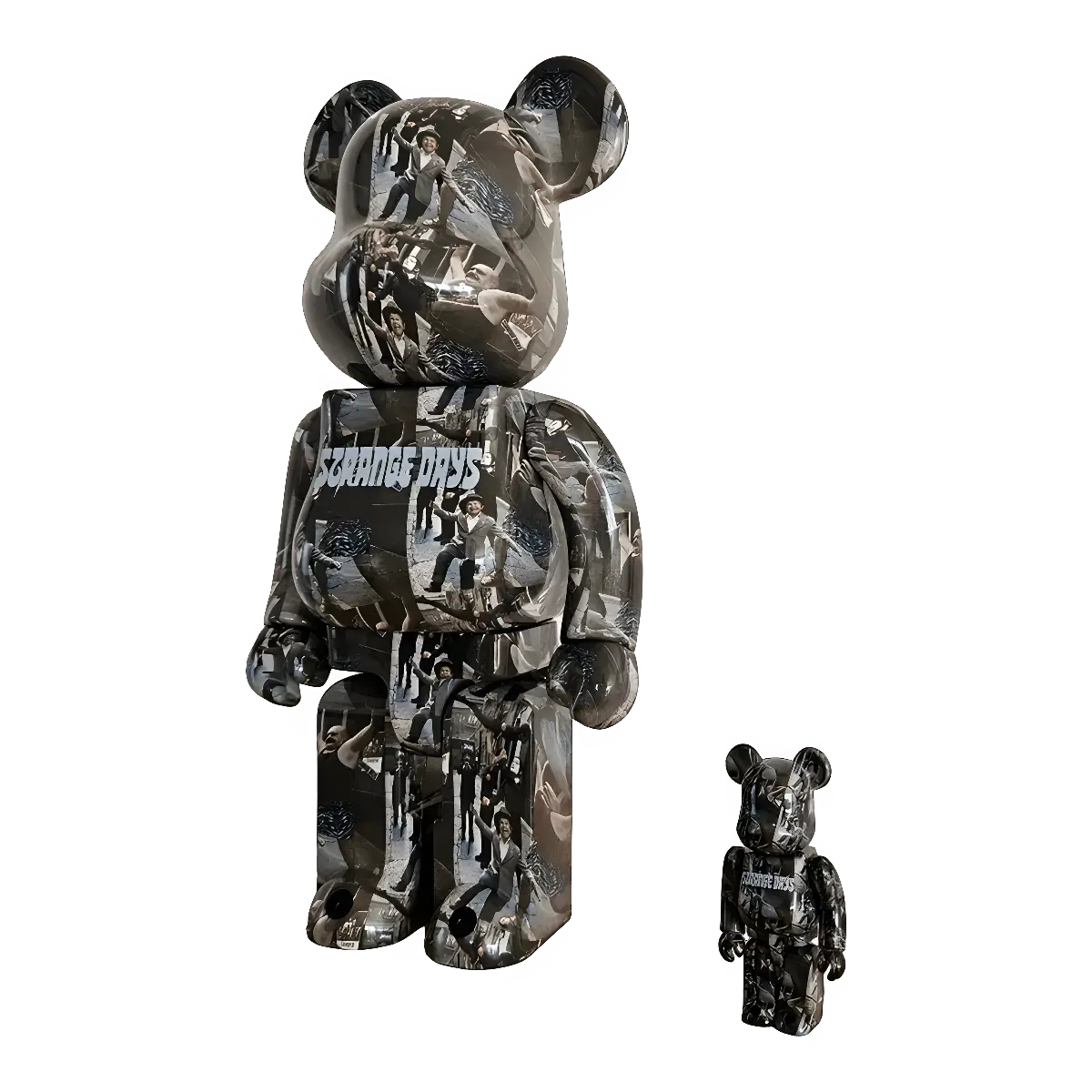 Bearbrick The Doors 'Strange Days' 100%+400% schräg