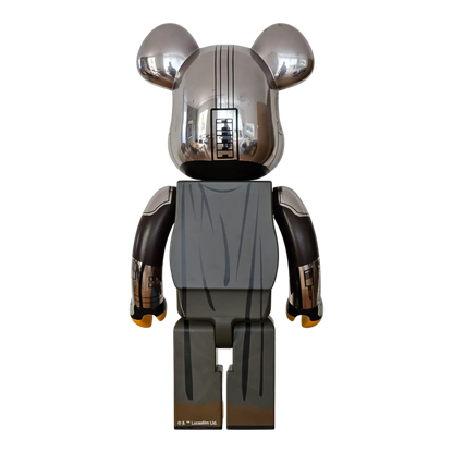 Bearbrick The Mandalorian Chrome Version 1000% Rückseite