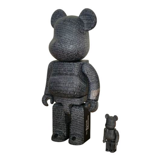 Bearbrick The Rosetta Stone [The British Museum] 100%+400% schräg