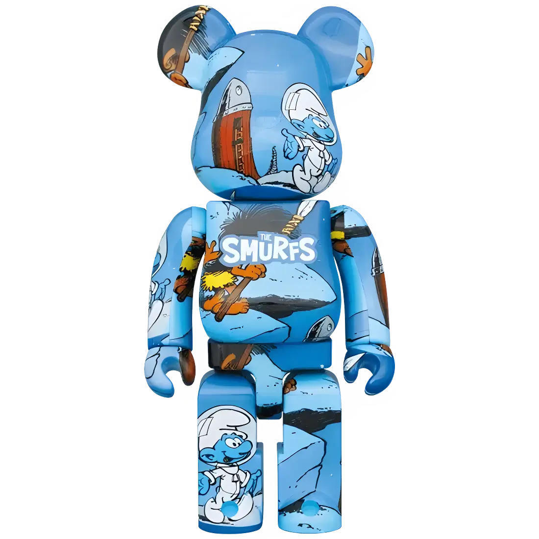 Bearbrick The Smurf 'The Astrosmurf' 100%+400% Herstellerbild 3