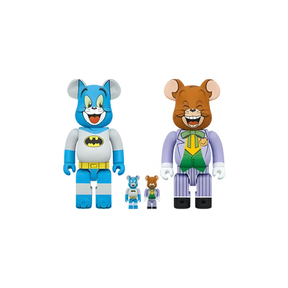 Bearbrick Tom as Batman & Jerry as The Joker [Tom and Jerry] 100%+400% Herstellerbild 1