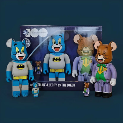Bearbrick Tom as Batman & Jerry as The Joker [Tom and Jerry] 100%+400% mit Verpackung