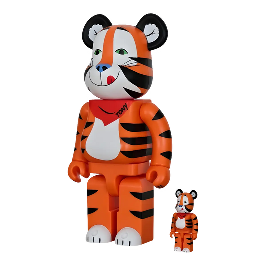Bearbrick Tony the Tiger Vintage Version  [Kellogg's Corn Frosties] 100%+400% schräg